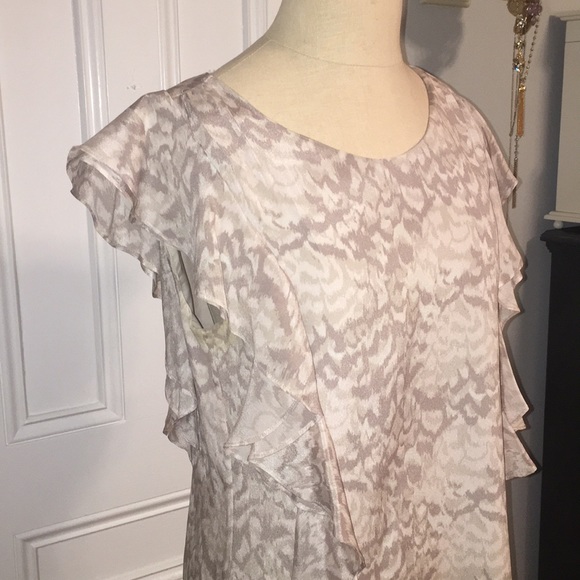 Silk Ruffle Dress - Picture 2 of 5